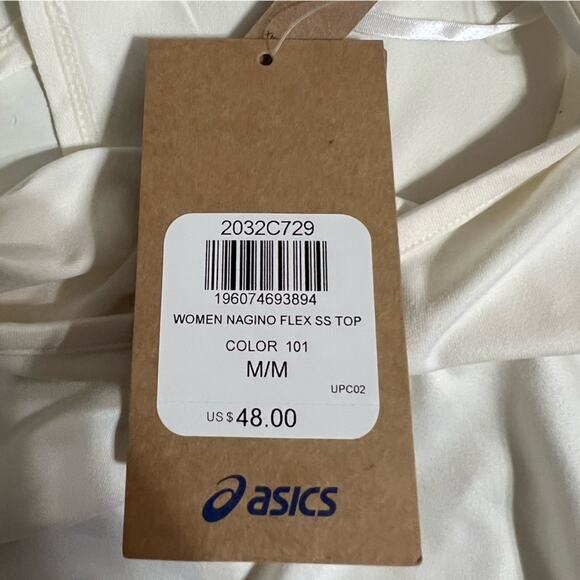 ASICS NAGINO FLEX SHORT SLEEVE TOP Size Medium - Picture 13 of 16